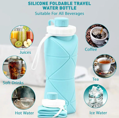 600ML Silicone Folding Water Cup