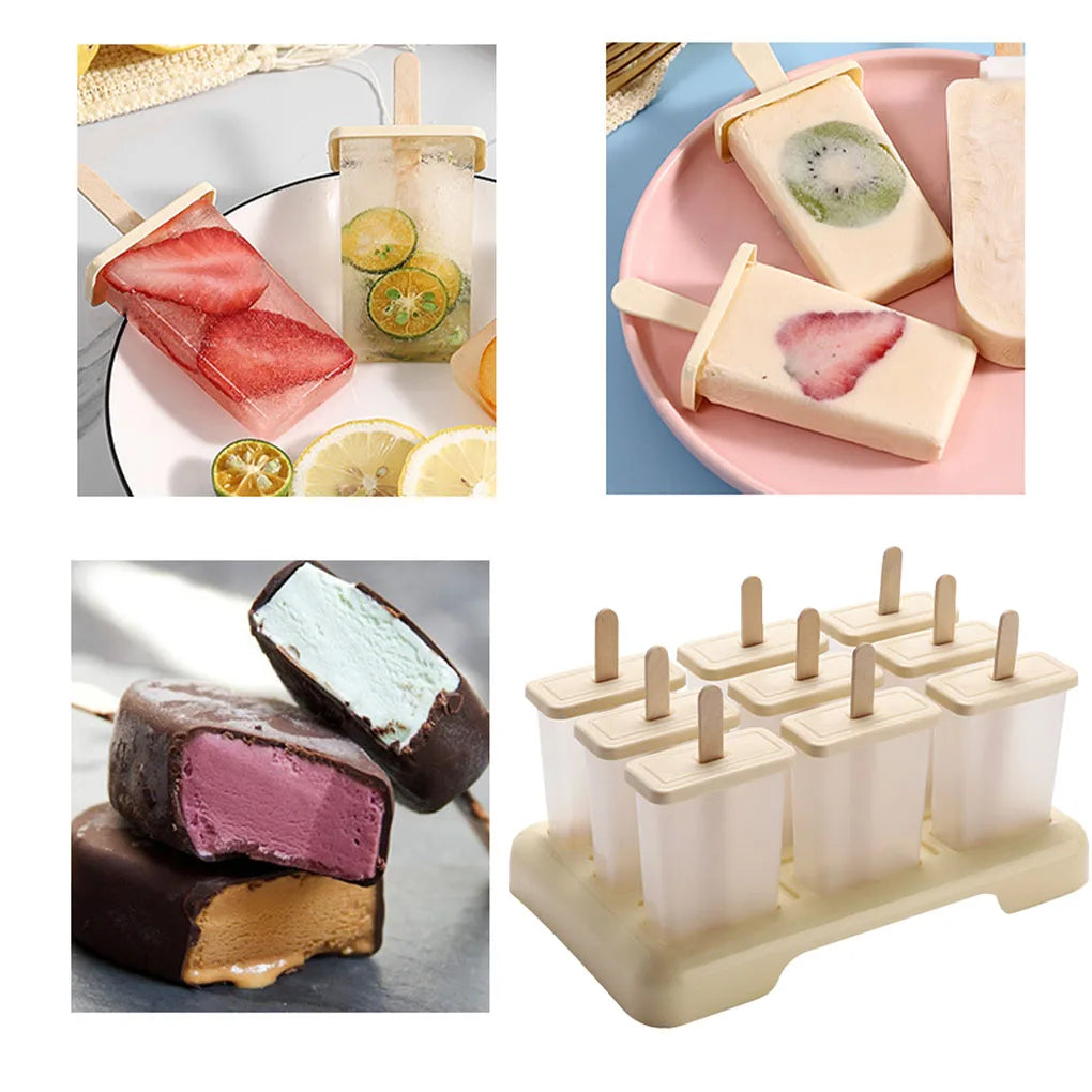 Grids Square Shape Ice Cream