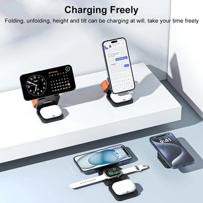 3 in 1 Wireless Charger Stand Magnetic