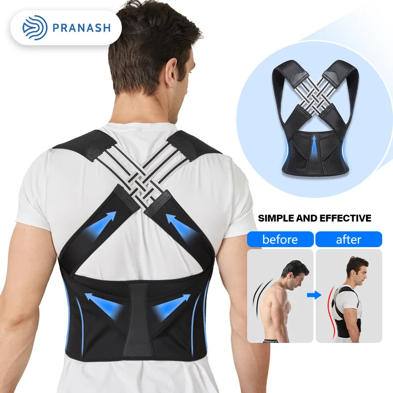 Adjustable Back Posture Corrector Belt